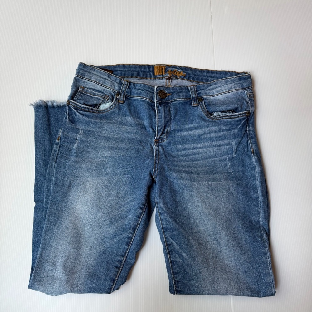 Kut From The Kloth - Size 8 - Classic Blue Denim Skinny Jeans